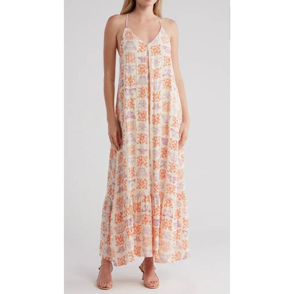 FRNCH Dresses & Skirts - FRNCH Anais Butterfly Print Shift Dress Size Womens Small
